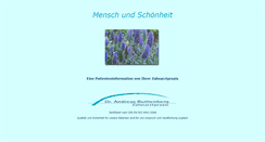 Desktop Screenshot of dr-ruthenberg.de