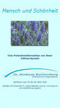 Mobile Screenshot of dr-ruthenberg.de